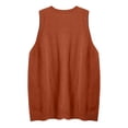 thumbnail image 4 of IMENGL Chandail Sans Manches Confortable à Poche, Col en v, Rouge 3TG, Taille g-4TG, 4 of 5
