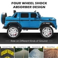 thumbnail image 4 of Gymax 12V Licensed Mercedes-Benz Kids Ride On Car RC Motorized Vehicles w/ Trunk Navy, 4 of 10