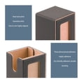 thumbnail image 3 of Card Deck Box, Separable Card Storage Case with Magnetic Closure, Made of PU Leather Scratch Resistant for 100 Game Cards, 3 of 7