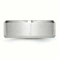 thumbnail image 3 of Cobalt Beveled Edge Satin 8mm Band Size 7, 3 of 6