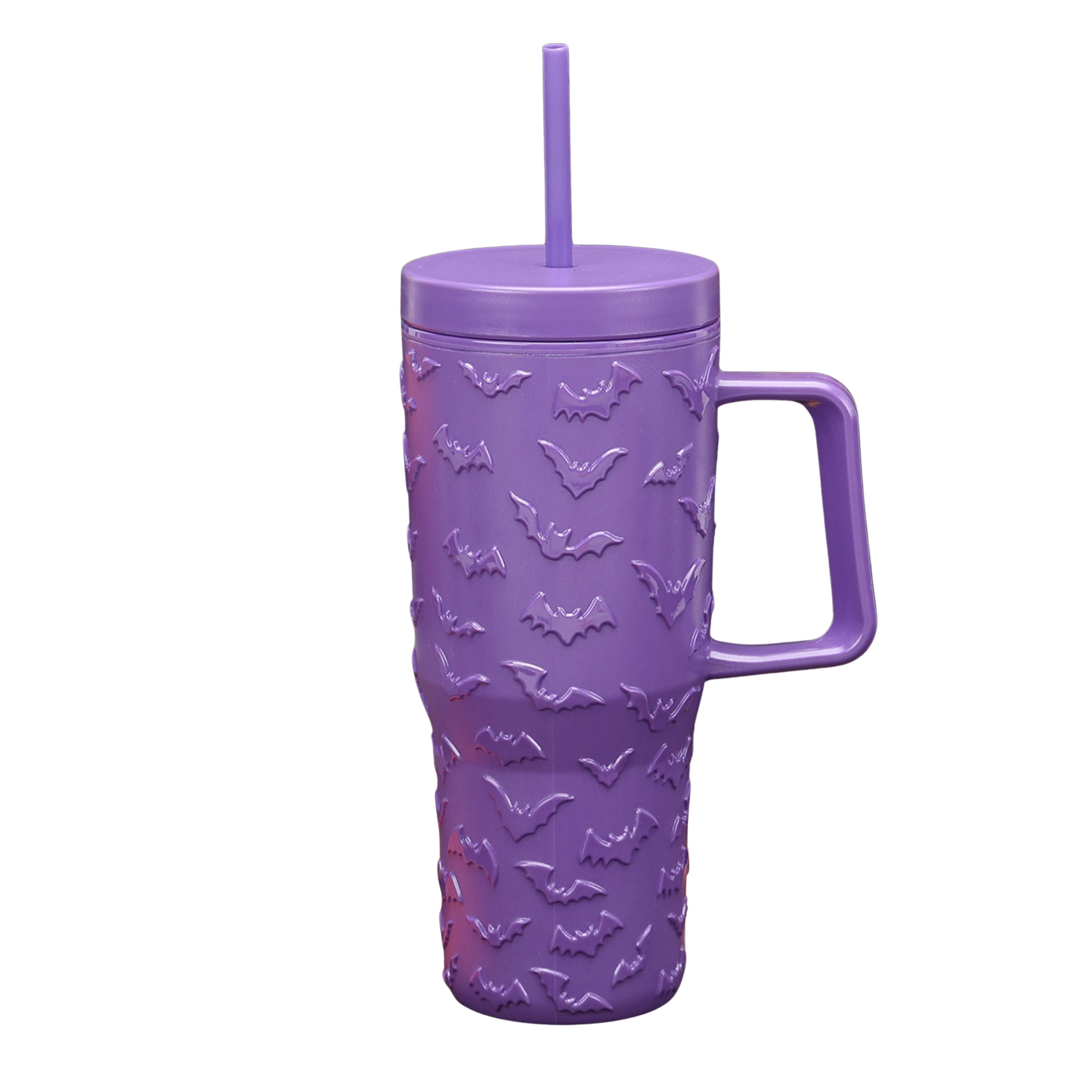 Way To Celebrate 31.6 oz Purple Acrylic Bat Tumbler