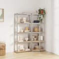 thumbnail image 1 of vidaXL 5-Layer Shelves 2 pcs Silver Steel&Engineered Wood, 1 of 5