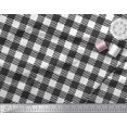 thumbnail image 2 of Soimoi Poly Georgette Fabric Gingham Check Fabric Prints by Yard 52 Inch Wide, 2 of 3