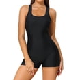 thumbnail image 3 of Charmo Maillots de Bain une Pièce pour Femmes, Shorty, Maillot de Sport, 3 of 6
