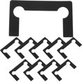 thumbnail image 1 of Miangastore Shower Door Pad Anti Collision PVC for Bathroom 10Pack 3.2X1.9X0.04In, 1 of 9