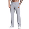 thumbnail image 1 of BLCHUNen Mens Sweatpants Fleece Drawstring Elastic Waist Straight Leg Athletic Gym Running Sports Workout Pants, 1 of 5