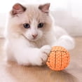 thumbnail image 4 of Volleyball Shape Squeaky Sturdy Chew For Teething And Molar Care, 4 of 4