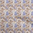 thumbnail image 1 of oneOone Rayon Brown Fabric Abstract Floral Sewing Craft Projects Fabric Prints By Yard 56 Inch Wide-2rb, 1 of 5