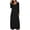 Black, variant on Enjoytime Fall Dresses for Women Solid Color Crewneck Loose Long Dress Long Sleeve Trendy Winter Casual Dress Black L