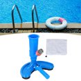 thumbnail image 4 of Underwater Cleaner, Easy Assemble Portable Pool Vacuum Reusable ABS With Brush Mesh Bag For Fountains US Standard, 4 of 8