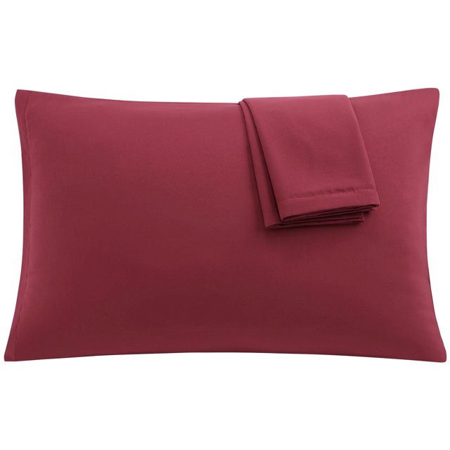 Unique Bargains 1800 Microfiber Zippered Pillowcases 2pcs