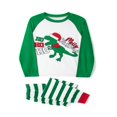 thumbnail image 2 of Family Matching Christmas Pajamas Set Snowman Printing Tops Long Pants Sleepwear, 2 of 9