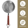 thumbnail image 3 of Miangastore Stainless Steel Frying Pan Nonstick Frying Pan Stainless Skillet Kitchen Cooking Pan, 3 of 8