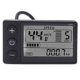 thumbnail image 2 of Electric Bike LCD Display Meter, Waterproof Plug Large Screen Lightweight Durable S866 Electric Bike LCD Display 24V 36V 48V  for 22.2mm/0.9in Handlebar, 2 of 8