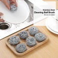 thumbnail image 4 of CHUANK Household Stainless Steel Pot Pan Scrubber Cleaning Ball Tool-6Pcs, 4 of 7