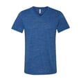 thumbnail image 1 of Bella Canvas Mens Jersey V-Neck Tee, 2XL, True Royal Marble, 1 of 1