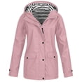 thumbnail image 1 of Posijego Imperméables P-4TG pour Femmes Légers Imperméables Manteau de Pluie Coupe-Vent Extérieur Voyage Randonnée Veste, 1 of 6
