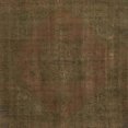 thumbnail image 1 of Ahgly Company Tapis d'Intérieur Carrés Abstraits Brun Rougeâtre, Tapis de Zone Abstraits, 5 Pieds Carré, 1 of 6