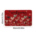 thumbnail image 4 of Cheapark Valentines Day Themed Doormat - Absorbent Non-Slip Floor Mat, Suitable for Bathroom, Living Room & Entryway Decor, 4 of 6