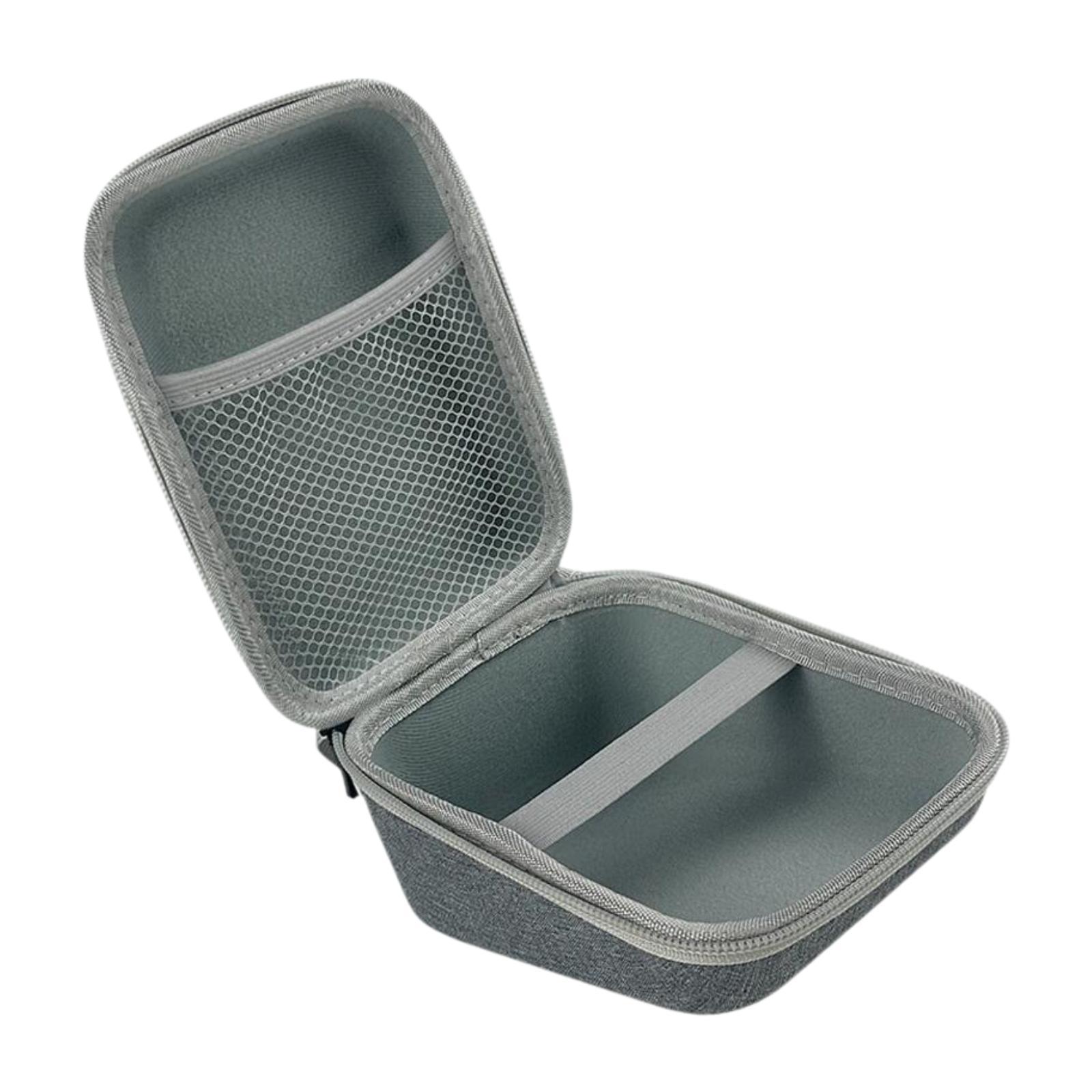 MERIGLARE EVA Hard Storage Case Lightweight Pouch Dustproof for Blood Pressure Monitor gray small