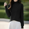 thumbnail image 5 of Cameland Women's Fashion Casual Round Neck Solid Color Loose Base Knitted Sweater Top, 5 of 5
