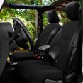 thumbnail image 1 of FH Group Neoprene Waterproof Custom Fit Seat Covers for 2007-2018 Jeep Wrangler JK 4DR Front Set, 1 of 4