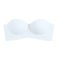 thumbnail image 4 of RKSTN Bras for Women Traceless Comfortable No Steel Ring Removable shoulder strap Convertible Bras Solid Color Breathable Gathering Push up Strapless Bras, 4 of 4
