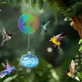 thumbnail image 4 of Wzzjkit Painted Hummingbird Shaped Feeder Wind Chime Outdoor Pendant Sunlight Refractor, 4 of 6