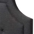 thumbnail image 4 of Bowery Hill Contemporary Fabric Tufted Queen Headboard in Dark Gray, 4 of 6