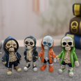 thumbnail image 5 of Skull Statue Gift Eye-catching Creative Unique Decoration Fun Gift Skeleton Ornament, 5 of 5
