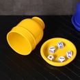 thumbnail image 3 of Coupe à dés Surface Lisse Anti-Fissure Confortable Sensation de Main Résistante à l'Usure Table Jeu Bar Club KTV Coupe à dés avec Base, 3 of 7