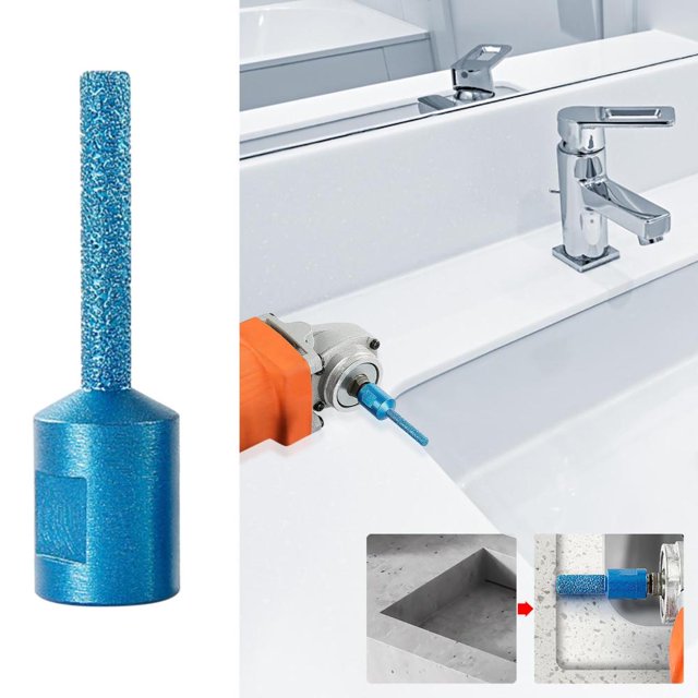 Feltree Basin Milling Cutter Slotting Tool Angle Grinder Trimming Head Quartz Stone Seam Straight Cutter Bottom Cleaning Cutter