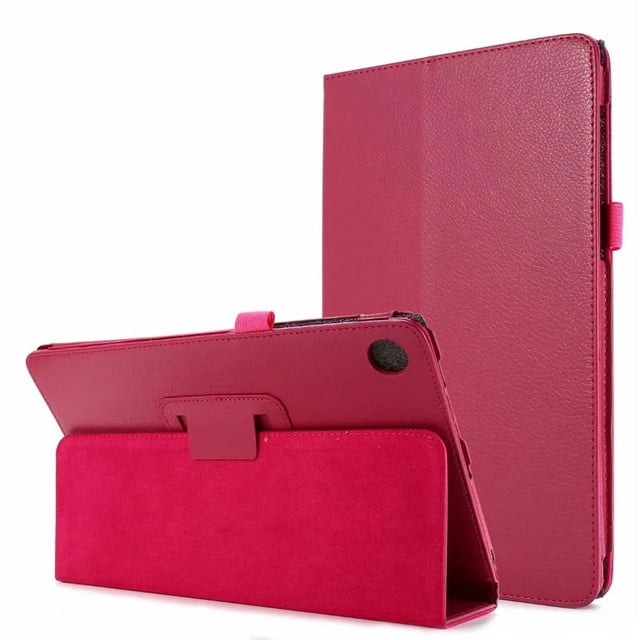 Étui pour Tablette pour Lenovo Tab M10 Plus, Étui 10,3 Po TB X606F X606X à Rabat, Support, Étui pour Lenovo Tab M10 FHD Plus, Étui rose Rouge M10 Plus (10,3 Po)