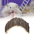 thumbnail image 3 of Spptty Hamster Ladder, Wooden Arch Bridge Hamster Ladder Rabbit Small Animals Pet Cage Accessories,Pet Arch Bridge, 3 of 8