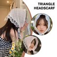 thumbnail image 3 of YSABOXY Bandeau Triangulaire pour la Tête Bandeau Femmes Dames Accessoires pour Cheveux Bandanas Cicatrice f, 3 of 5