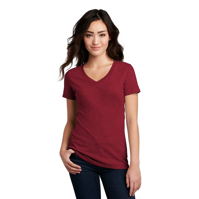 District T-Shirt Col en V Parfait pour Femmes - DM1190L