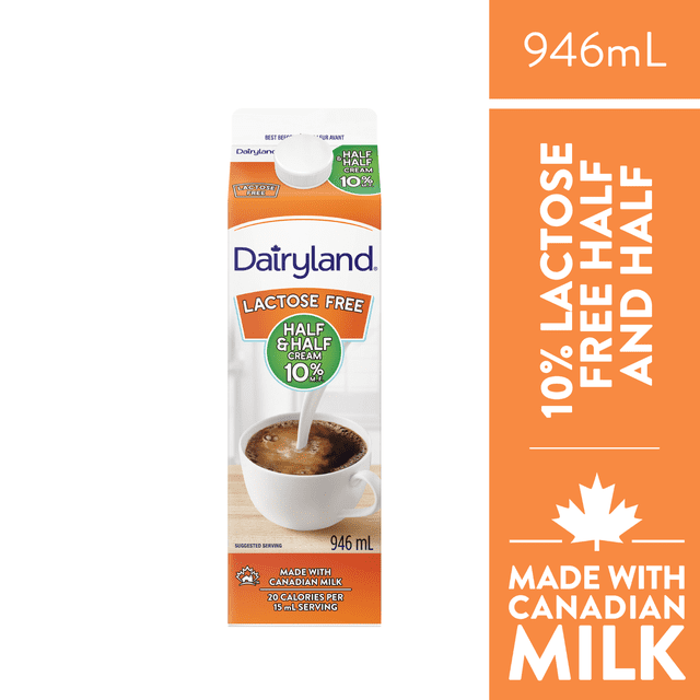 Dairyland 10% Lactose Free Half & Half Cream