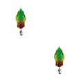 thumbnail image 2 of QualitChoice 1/2/3/5 Fish Lure Artificial Bait 8cm Workmanship Compact Size No Burrs Exquisite Rotating Lures Fishing Tackle Green-red 2PCS, 2 of 6