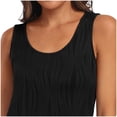thumbnail image 4 of UPPADA Womens Tank Tops Summer Sleeveless Shirts Ladies Ribbed Wide Shoulder Straps Tees Racerback Tight Slim Fitted Workout Tank Tops Fitted Tops Racer Back Blouses,Womens Clearance Tops, 4 of 8