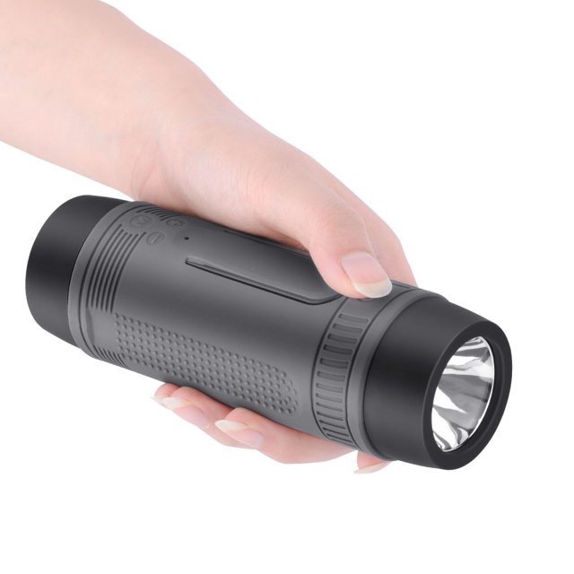 Speaker, Flashlight Speaker Waterproof 3 SOS Lamp Modes For Outdoor