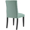 thumbnail image 3 of Modway Duchess 21.5" Button Tufted Polyester Fabric Dining Chair, Laguna Green, 3 of 4