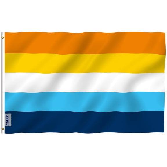Anley Fly Breeze 3x5 Foot Aroace Pride Flag - Aromantic Asexual LGBT Flags Polyester with Brass Grommets 3 X 5 Ft