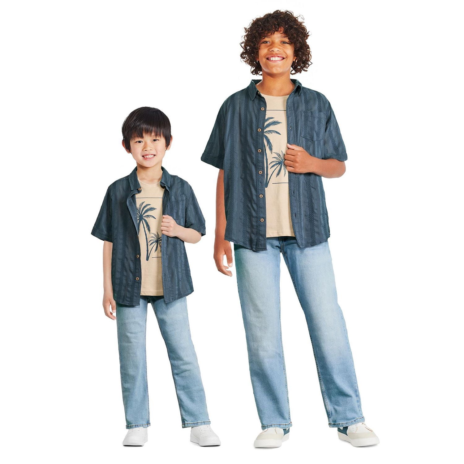 George Boys' Two Piece Woven Shirt Set