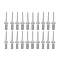 thumbnail image 1 of 20pcs Ear Tag Pin Pig Cattle Sheep Livestock Ear Tag Mounting Pliers Free Spare PinStainless Steel Ear Tag Pin, 1 of 14