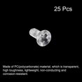 thumbnail image 3 of Unique Bargains M3x8mm Plastic Phillips Machine Screws, PC Flat Head Machine Bolts 25 Pack, 3 of 4