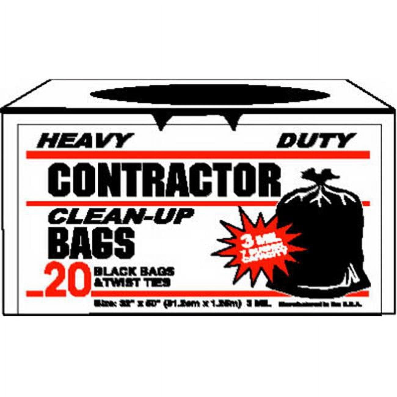 Primrose Plastics 11520-EAST 20 Unités - Sac à Ordures et à Déchets d'Entrepreneur Robuste