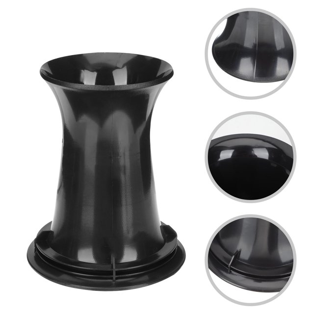 WRITWAA 8 Pcs Haut-Parleur Tube Vocal Sortie Plastique Noir Améliore la Réponse des Basses Audio de Voiture