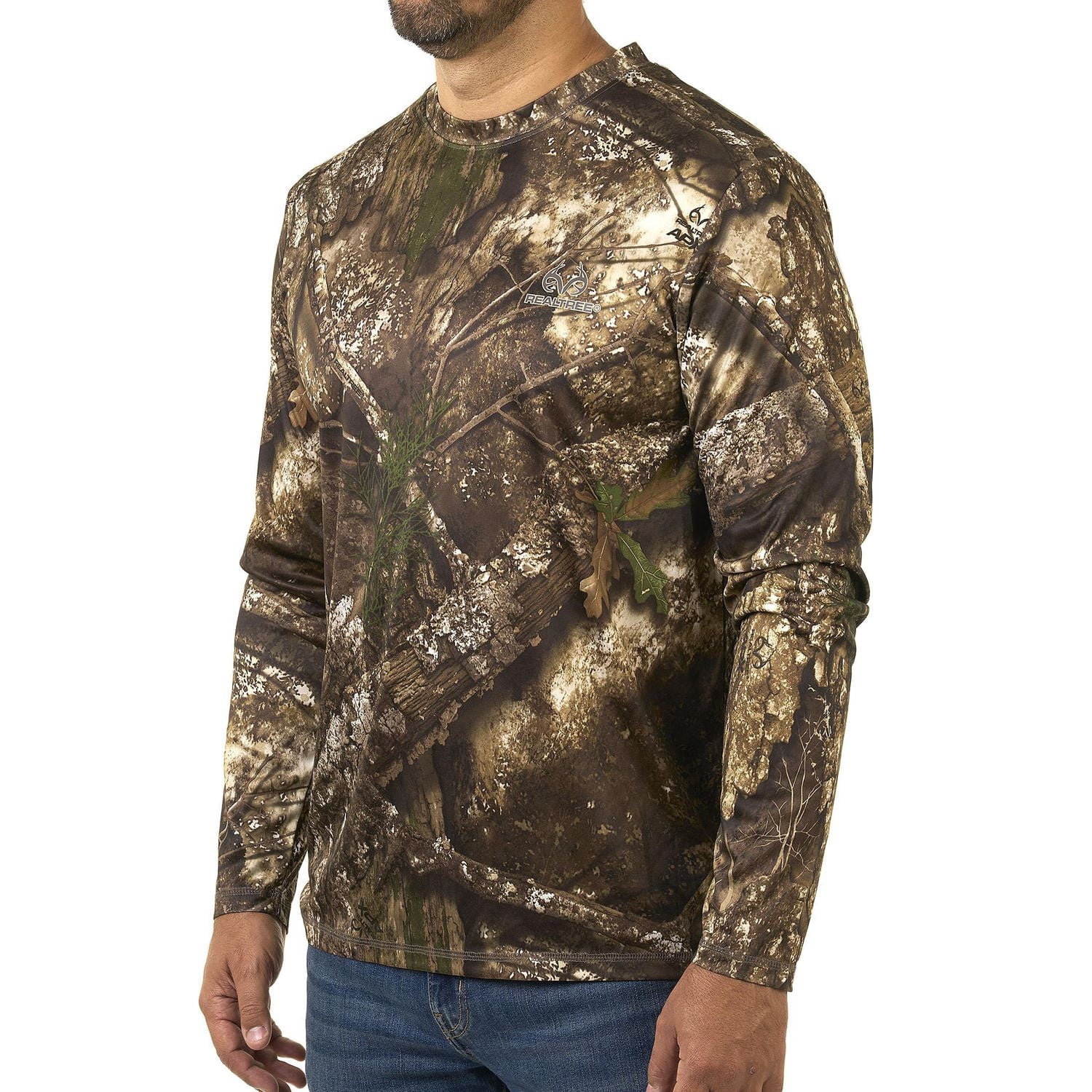 Realtree APX Men's Long-Sleeve Wicking Hunting T-Shirt