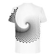 thumbnail image 3 of Fridja T-Shirt à Imprimé pour Homme Été Décontracté Grande Taille Manches Courtes Col Rond T-Shirt à Imprimé 3D Haut Graphique Abstrait Fantaisie pour Cyclisme Jogging (Blanc, 3TG) (Blanc, 3TG), 3 of 4