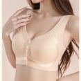 thumbnail image 3 of Front Closure Bras for Women Wireless Daily Bra Full Coverage Push Up Wirefree Bras, 3 of 3